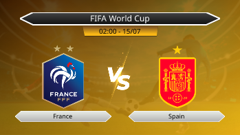 FIFA World Cup - France vs Spain